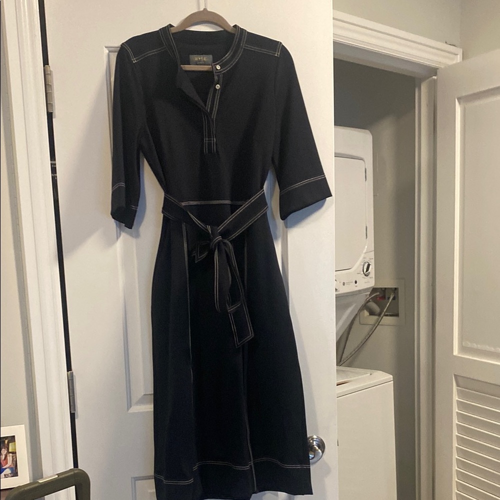 Elegant Black Midi Dress